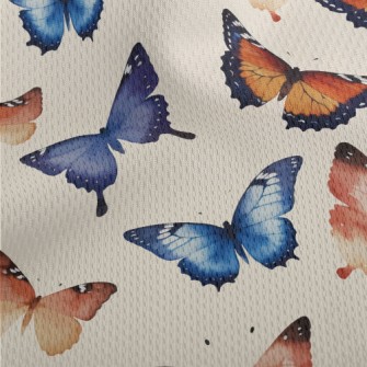 Hand Painted Watercolor Gorgeo Athletic Mesh Flat Back