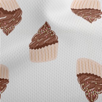 Colorful Powdered Sugar Chocol Athletic Mesh Flat Back