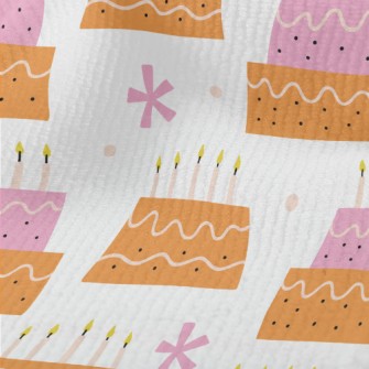 Pink And Orange Candle Cake Terry