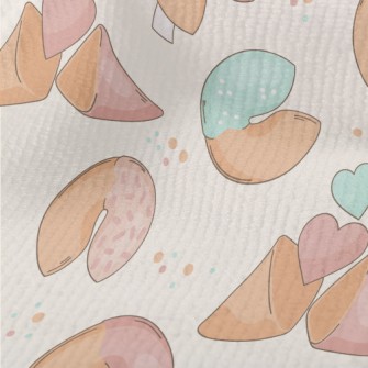 Pink And Blue Fortune Cookies Terry
