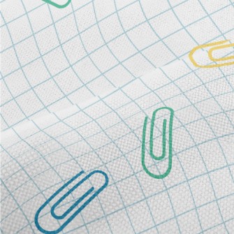 Colorful Messy Paper Clips Performance Linen