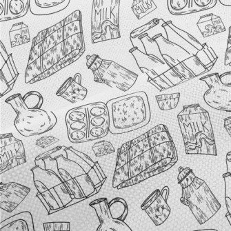 Milk Basket And Egg Packaging Performance Linen