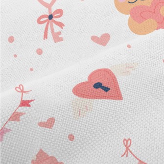 Cat Holding Love Heart Gift Ca Performance Linen