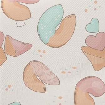 Pink And Blue Fortune Cookies Twill