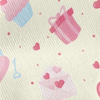 Pink Love Gift Envelope Cake Standard Corduroy
