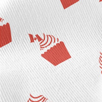 Canadian Flag Cupcakes Standard Corduroy