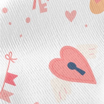 Cat Holding Love Heart Gift Ca Standard Corduroy
