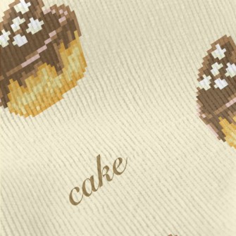 Pixel Heart Chocolate Cake Standard Corduroy