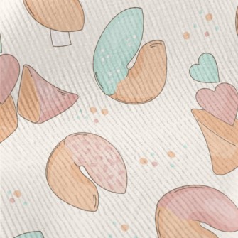 Pink And Blue Fortune Cookies Standard Corduroy