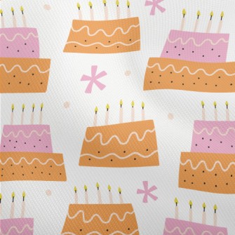 Pink And Orange Candle Cake Dobby