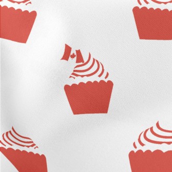 Canadian Flag Cupcakes Stretch Ponte