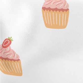 Strawberry Pink Cupcake Stretch Ponte