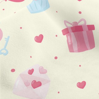 Pink Love Gift Envelope Cake Micro Fleece