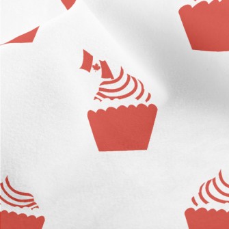 Canadian Flag Cupcakes Micro Fleece