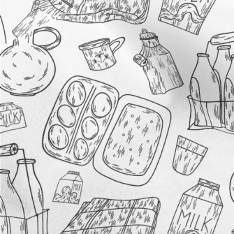 Milk Basket And Egg Packaging Micro Fleece
