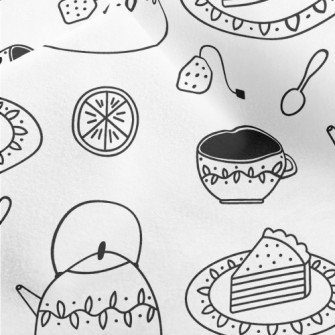 Relaxing Afternoon Tea Party Micro Fleece