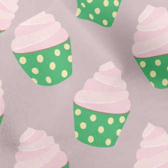 Pink Cream Cup Cake Micro Fleece