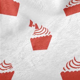 Canadian Flag Cupcakes Minky