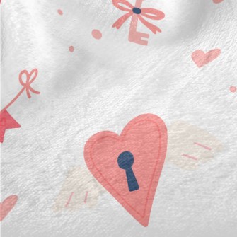 Cat Holding Love Heart Gift Ca Minky
