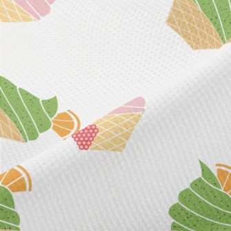 Strawberry And Matcha Ice Crea Piqué