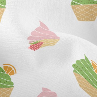 Strawberry And Matcha Ice Crea Lightweight Performance Linen