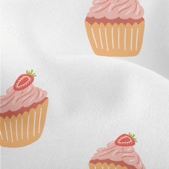 Strawberry Pink Cupcake Lightweight Performance Linen