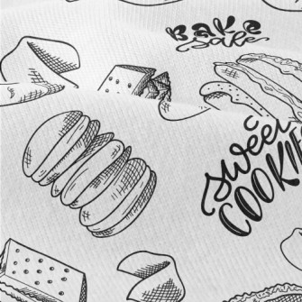 Hand Drawn Various Cookies Modern Jersey