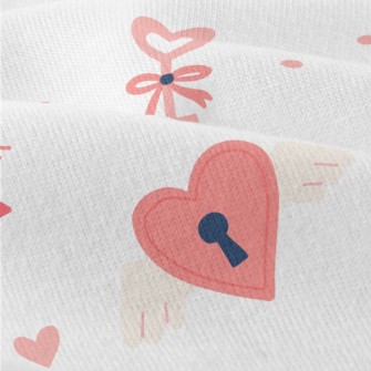 Cat Holding Love Heart Gift Ca Modern Jersey