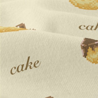 Pixel Heart Chocolate Cake Modern Jersey