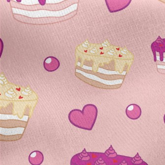 Love Purple Cake And Yellow Ca Jersey Backed Fleece