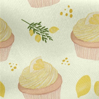 Lemon Flavored Cup Cake Jersey Backed Fleece
