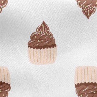Colorful Powdered Sugar Chocol Jersey Backed Fleece