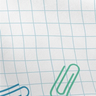 Colorful Messy Paper Clips Pongee