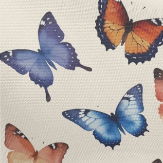 Hand Painted Watercolor Gorgeo Pongee