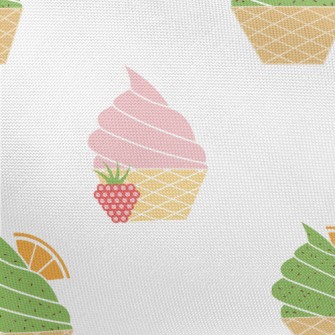 Strawberry And Matcha Ice Crea Pongee