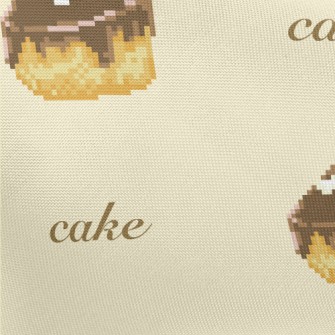 Pixel Heart Chocolate Cake Pongee