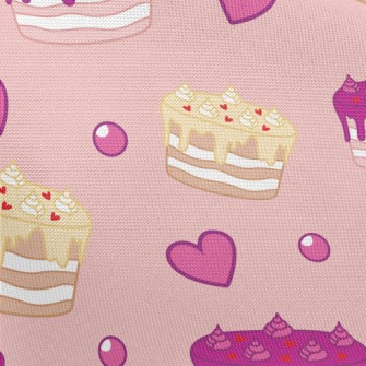 Love Purple Cake And Yellow Ca Pongee