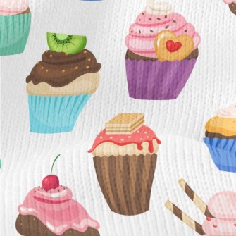Various Flavors Of Cup Cakes Stretch Jersey
