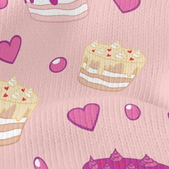 Love Purple Cake And Yellow Ca Stretch Jersey