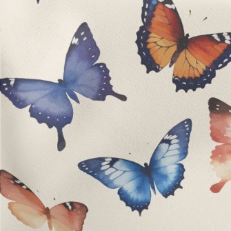 Hand Painted Watercolor Gorgeo Lightweight Cotton Poplin