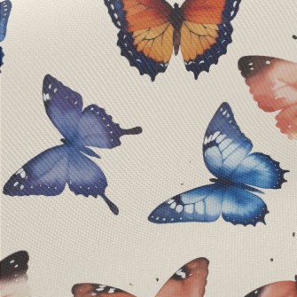 Hand Painted Watercolor Gorgeo Midweight Cotton Poplin
