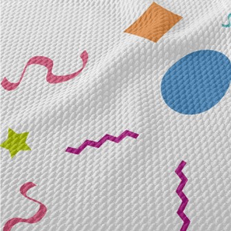 Colorful Geometric Patterns An Birdseye Piqué