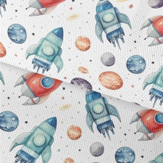 Hand Drawn Watercolor Universe Waterproof Oxford