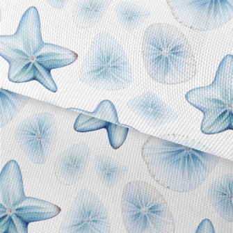 Hand Drawn Starfish And Shells Waterproof Oxford