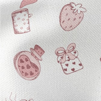 Hand Drawn Love Gift Cup Gift Waterproof Canvas