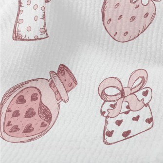 Hand Drawn Love Gift Cup Gift Terry