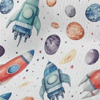 Hand Drawn Watercolor Universe Terry