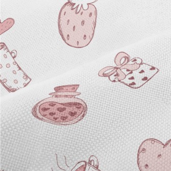Hand Drawn Love Gift Cup Gift Performance Linen