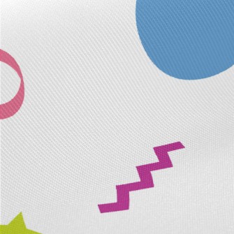 Colorful Geometric Patterns An Twill