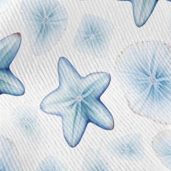 Hand Drawn Starfish And Shells Standard Corduroy
